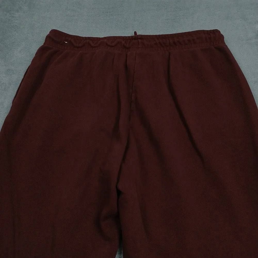 Nike Pants Womens Large Red Joggers Fleece Casual Drawstring